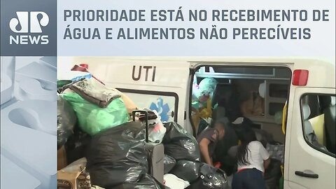 Quase 170 toneladas de doações já foram enviadas pelo Fundo Social de SP ao litoral norte