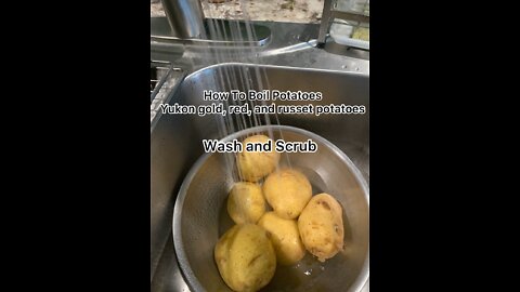 How to boil potatoes(Yukon,Russet,Red Potatoes)