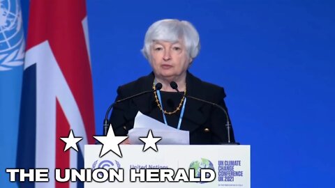 Treasury Secretary Yellen Delivers Remarks at COP26 Finance Day Opening Event