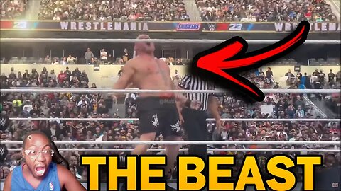 BROCK LESNAR IS BACK! Brock Lesnar defeats Omos at Wrestlemania 39! REACTION