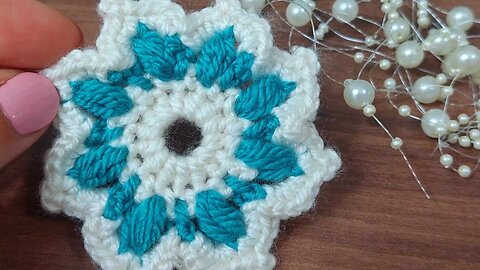 📌How to crochet amazing motif