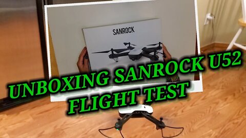 Filipina in USA/ UNBOXING SANROCK U52 Drone with 1080P HD Camera for Adults Kids, WiFi Live Video