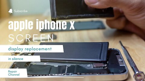 APPLE Iphone X, display screen, repair replacement, repair video