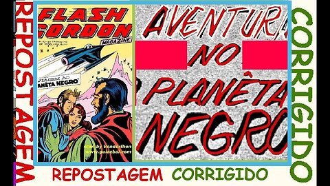 FLASH GORDON 10 O PLANRTA NEGRO POSTAGEM CORRIGIDA