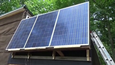 Connecting Solar Panels ~ Melanie's DIY Curtains ~ Off Grid Water