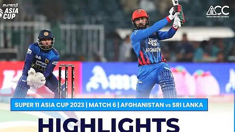 Super11 Asia Cup 2023 | Match 6 | Afghanistan vs Sri Lanka