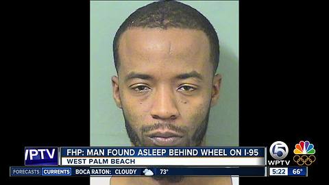 FHP: Driver found asleep in the middle of I-95 with child inside car