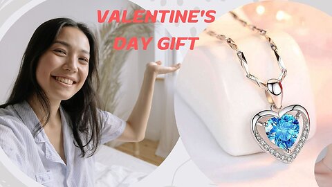 Heart-shaped Rhinestones Necklace l Valentine's Day Gift