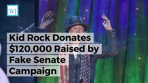 Kid Rock Donates $120,000 Raised by Fake Senate Campaign