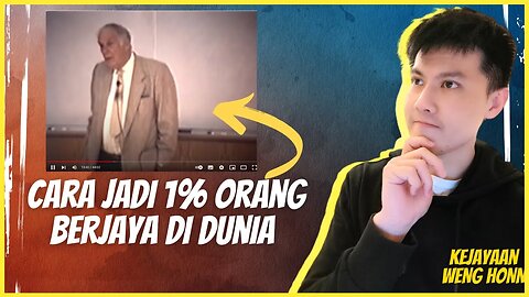 Cara Jadi 1% Orang Berjaya di Dunia - Rahsia Pengurusan Masa