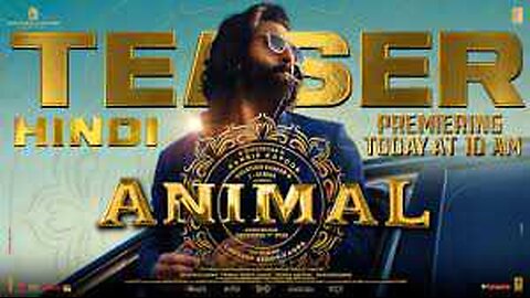 ANIMAL (Official Teaser): Ranbir Kapoor | Rashmika M, Anil K, Bobby D |Sandeep Reddy Vanga Bhushan K