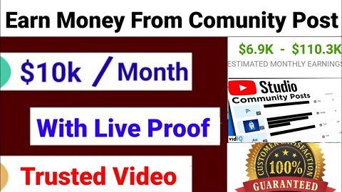 Ab Comunity Post Dalkar Earning Karo Wo Be $3500 With Live Proof @Techno Pritam