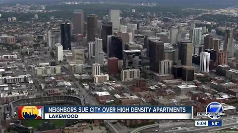 Lakewood residents sue city over high-density apartments