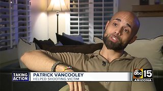 Valley veteran helps teenage shooting victim