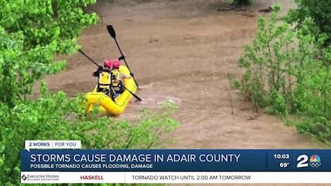 Storms cause damage in Adair County