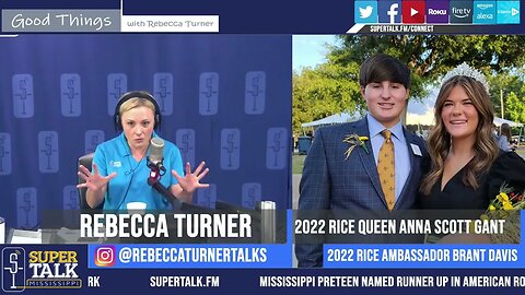 Mississippi's Rice Queen and Rice Ambassador for 2022