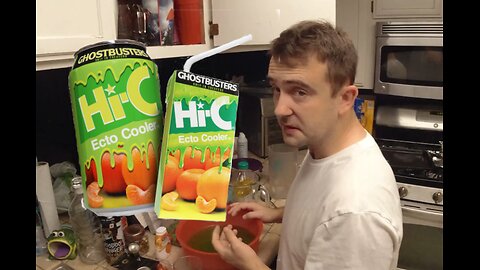 👻🍹Homemade Ecto Cooler #ectocooler #ghostbusters