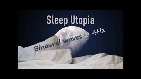 Drift To Sleep in 15 minutes | 4hz | Binaural Waves 💤| Full Moon | Theta