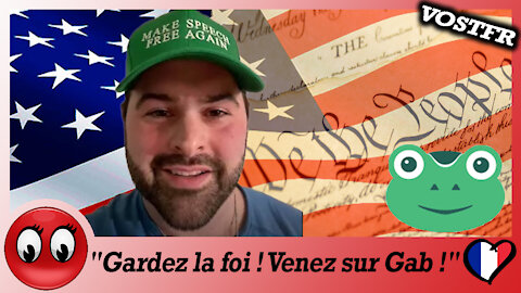 (VOSTFR) Andrew Torba : "Gardez la foi ! Venez sur Gab !"