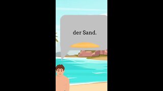 Christian am Strand🏝🩳 #shorts #deutschfürAnfänger