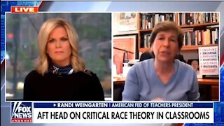 Martha MacCallum Battles AFT President Over Critical Race Theory/1619 Project