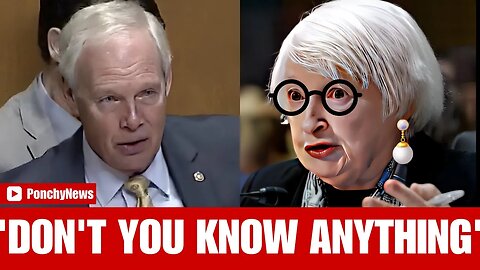 Watch Ron Johnson Put Yellen On the Spot: What Comes Next Will SURPRISE You!