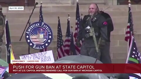 Michigan attorney general says state Capitol not safe as lawmakers renew call for ban on firearms in building