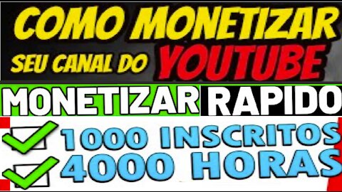 【YouViews BR】Como Monetizar seu Canal do YOUTUBE || Monetizar Rápido || Renda Extra