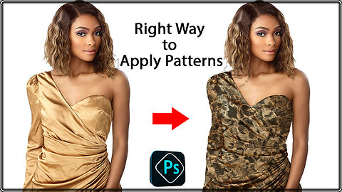 Right Way to Apply Patterns on Clothes in Photoshop