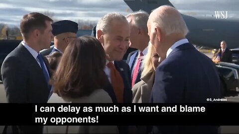 CHUCK SCHUMER & PRESIDENT JOE BIDEN DISCUSSING THE PLANNED DESTRUCTION OF AMERICA