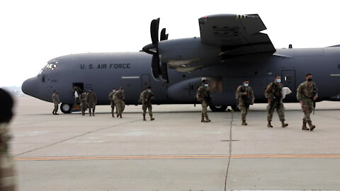 California National Guard’s 250th Expeditionary Military Intelligence Battalion’s return home Broll