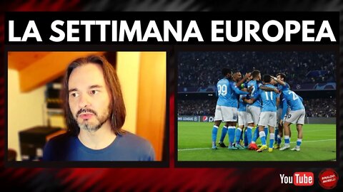 La settimana europea: strepitoso NAPOLI, super INTER, crollo JUVENTUS e il MILAN dovrà fare 6 punti