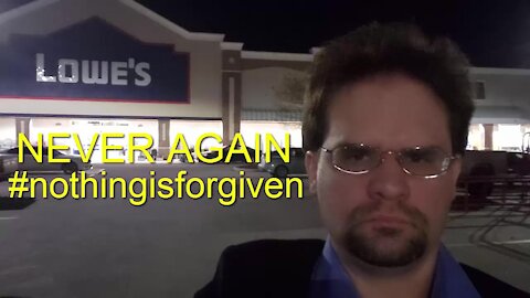 GETTING ABUSED AT LOWE'S HOME IMPROVEMENT 2020 {POSTED: 2021/03/24} | A Michigan Expat 522 Video