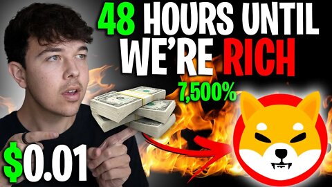 SHIBA INU COIN WILL MAKE YOU RICH IN JUST 48 HOURS 🔥 SHIB PRICE PREDICTION 🚨