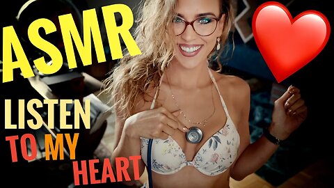 ASMR Gina Carla ❤️ Listen To My Heart! Slow Heartbeat to calm you down!