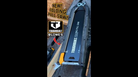 NEW TOUGHBUILT Folding Pull Saw! NOW Available At LOWE’S!