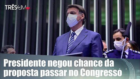 Bolsonaro alfineta Lula sobre regulamentação da mídia