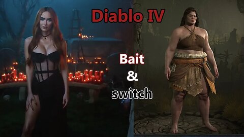 Diablo IV ad is Discrepancy to the character creation #diablo4