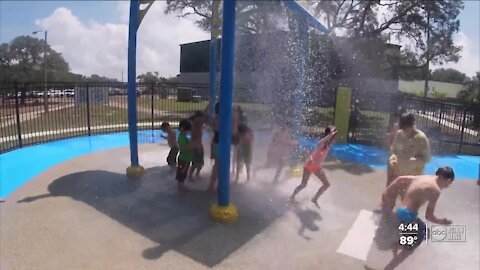 Splash Pad gives Hudson families much-needed summer fun