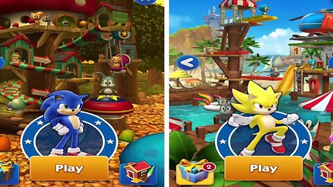 Movie Sonic VS Movie Super Sonic I Sonic Dash