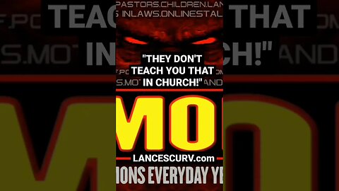 "THEY DON'T TEACH YOU THAT IN CHURCH!" | @LanceScurv #church #christianity #jesus #LancScurv