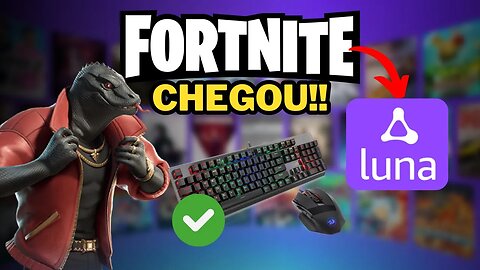 CHEGOU!! FORTNITE no AMAZON LUNA! SAIBA TUDO e PRIMEIROS TESTES!