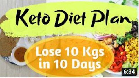 KETO Diet Plan to Lose Weight 10 Kg In Just 7 Days