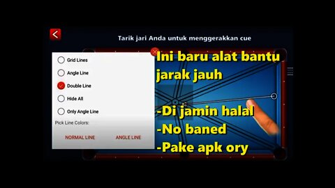 Hack 8ball pool garis bantu jarak jauh Tanpa kena resiko ban