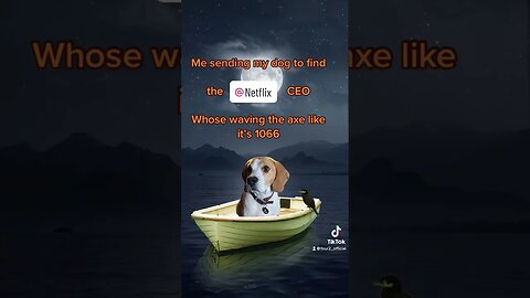 Netflix CANCEL EVERYTHING! #trendingshorts #beagle #boat #netflix