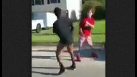 Boy WIth No Legs Fights Much Larger Black Boy - Assess, adapt, overcome.