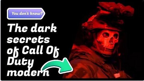 The dark secrets of Call of duty modern ☠️||you must know 🤝👽||