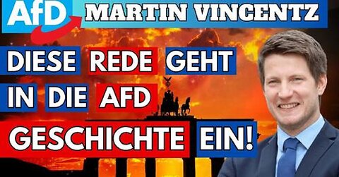 Dr. Martin Vincentz AfD Diese Rede geht in die Geschichte ein!