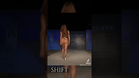 Demi Rose signature runway walk for Oh Polly, bikini swimwear #shorts #demirose