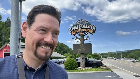 POV of ALPINE COASTER at Pigeon Forge, Tennessee, USA